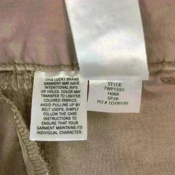 Lucky Brand Cargo Pants | Blush Pink | Straight leg - Picture 9 of 10